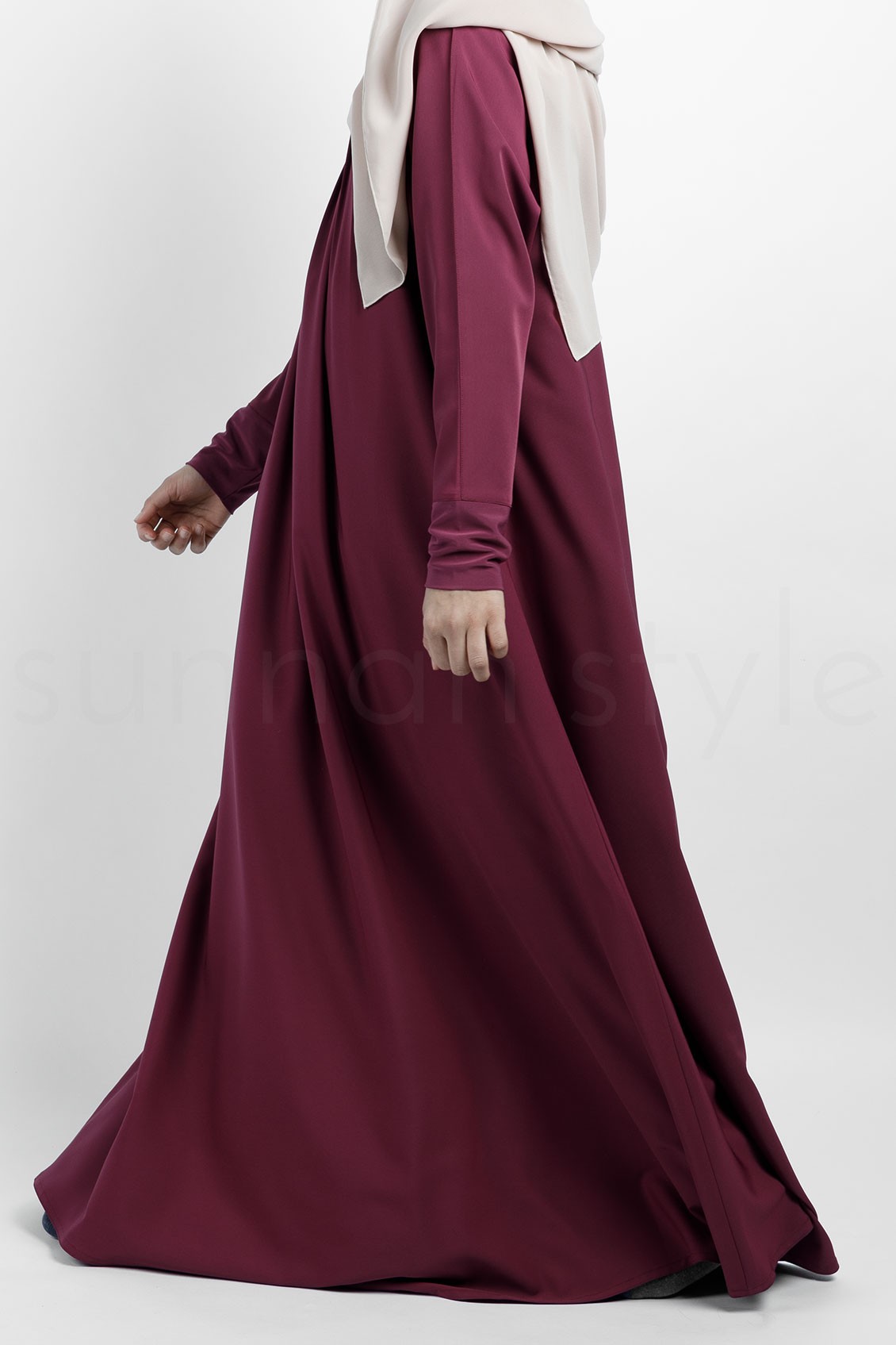 Sunnah Style Girls Simplicity Umbrella Abaya Magenta